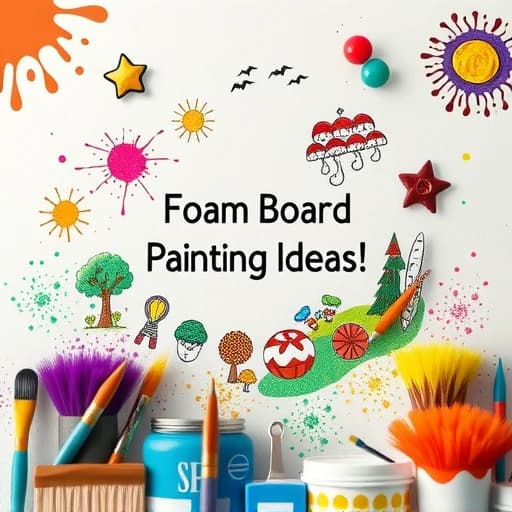 Foam Board Painting Ideas featured image