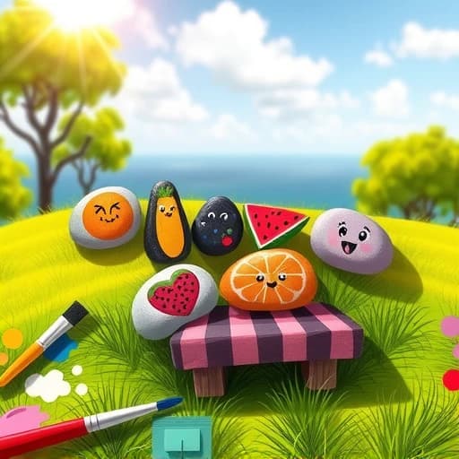 Food Rock Painting Ideas featured image