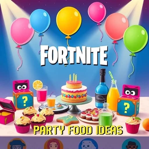 Fortnite Party Food Ideas featured image
