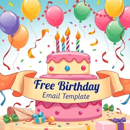 Free Birthday Email Template featured image