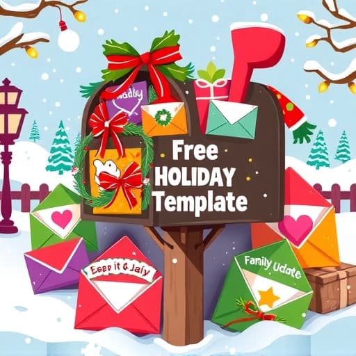 Free Holiday Email Template featured image