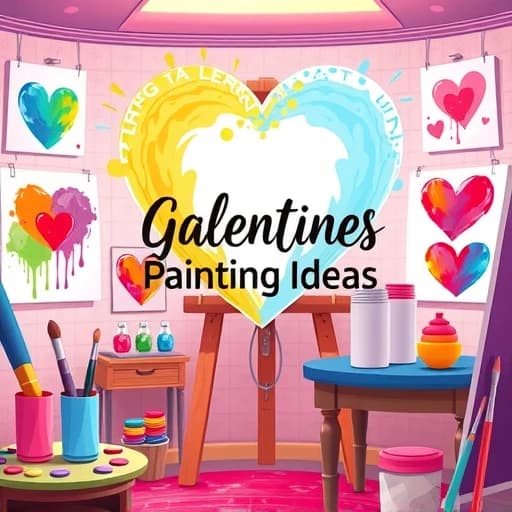 Galentines Painting Ideas featured image
