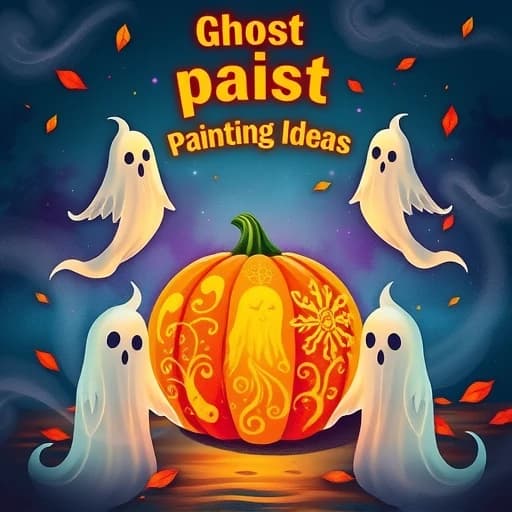 Ghost Pumpkin Painting Ideas featured image