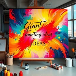  Giant Canvas Painting Ideas icon