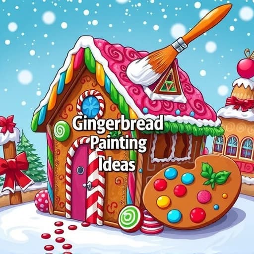 Gingerbread Painting Ideas featured image