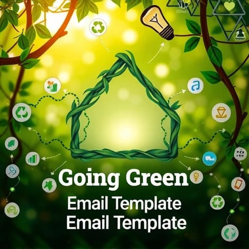 Going Green Email Template featured image