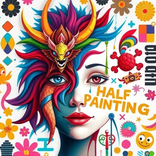 Half Face Painting Ideas featured image