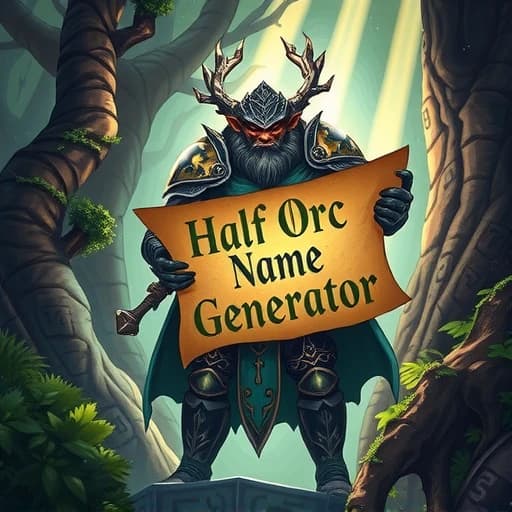 Half Orc Name Generator featured image