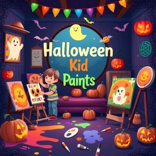 Halloween Kid Painting Ideas featured image