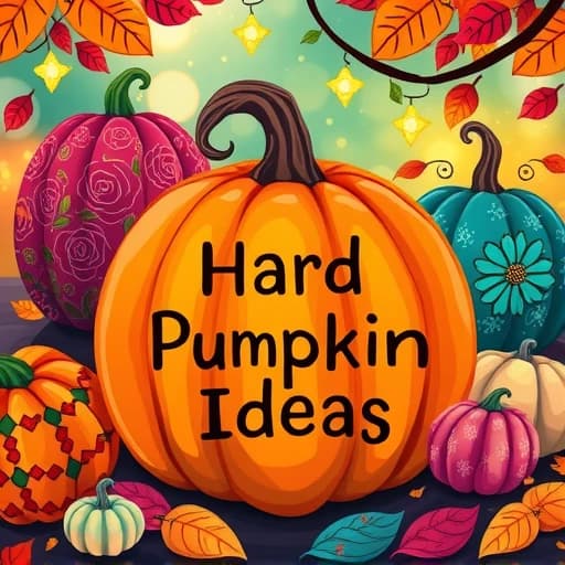 Hard Pumpkin Painting Ideas featured image