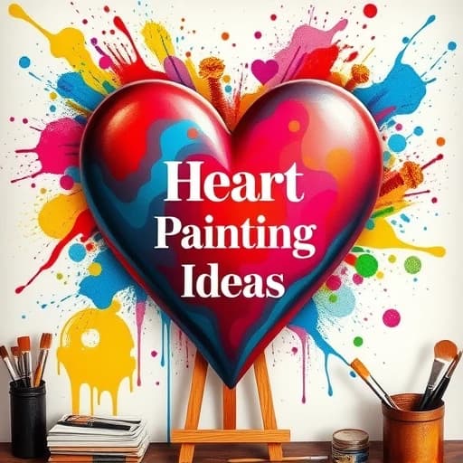 Heart Canvas Painting Ideas featured image