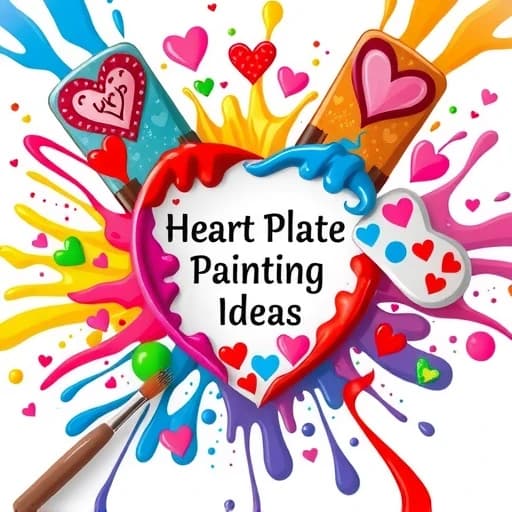 Heart Plate Painting Ideas featured image