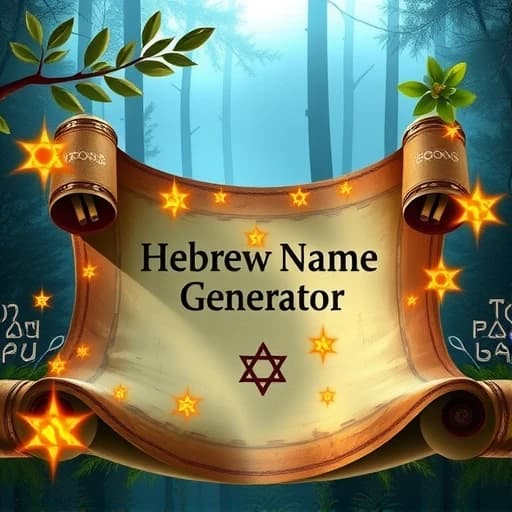 Hebrew Name Generator featured image