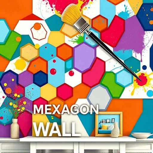 Hexagon Wall Painting Ideas featured image