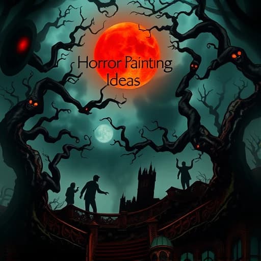 Horror Painting Ideas featured image