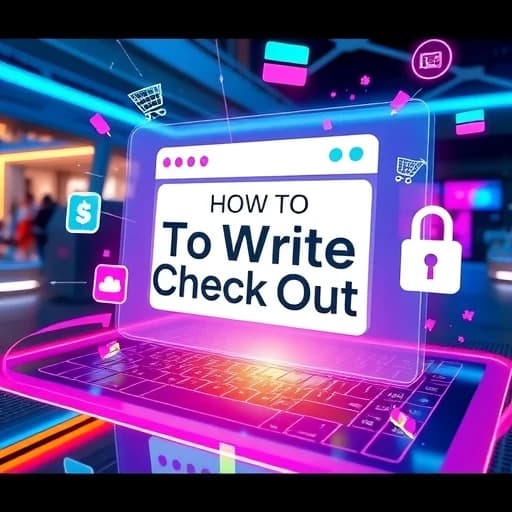 How To Write Check Out featured image