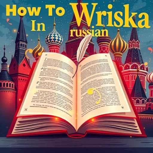 How To Write In Russian featured image