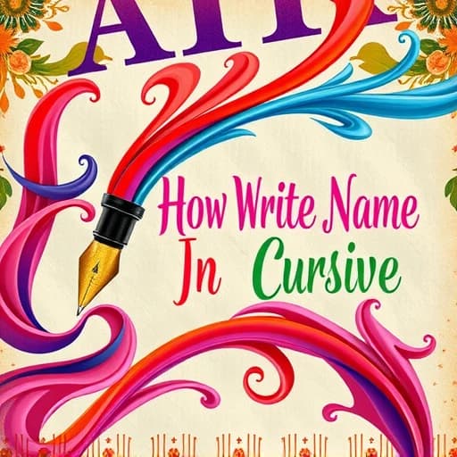 How to Write Name in Cursive featured image