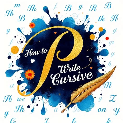 How to Write P in Cursive featured image