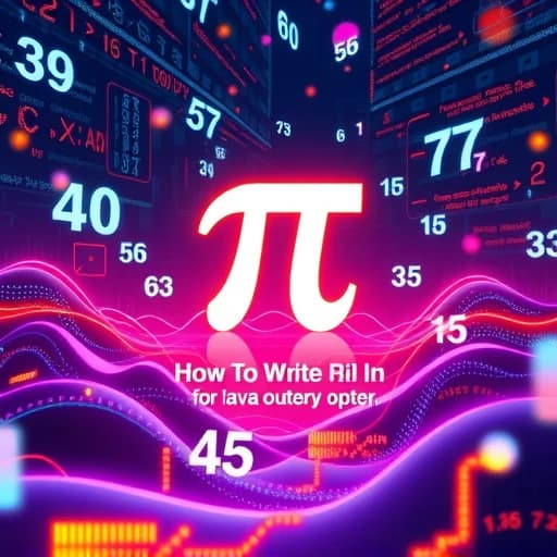  How to Write Pi in Java featured image