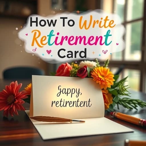 How To Write Retirement Card featured image