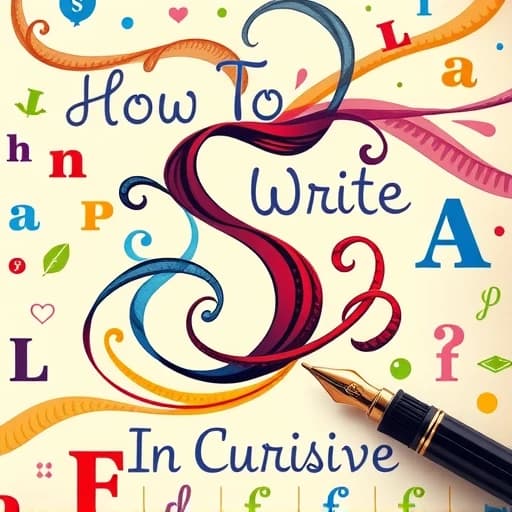 How To Write S In Cursive featured image