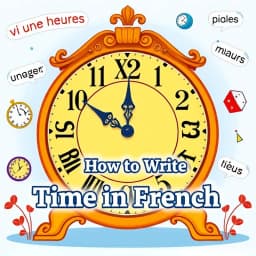  How to Write Time in French icon