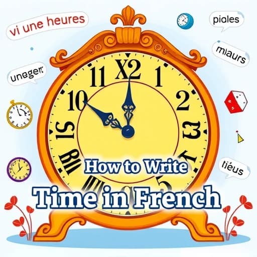 How To Write Time In French featured image