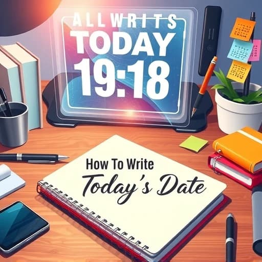 How To Write Today’27s Date featured image