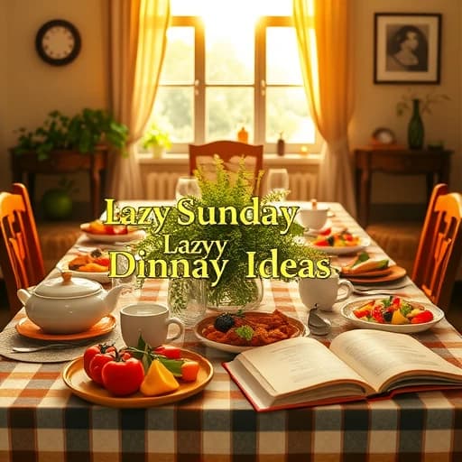 Lazy Sunday Dinner Ideas featured image