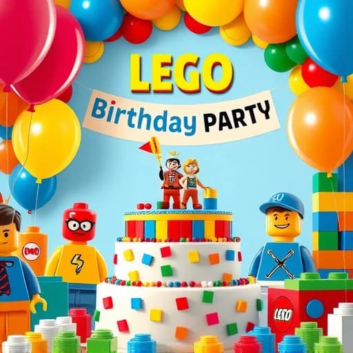 LEGO Birthday Party Ideas featured image
