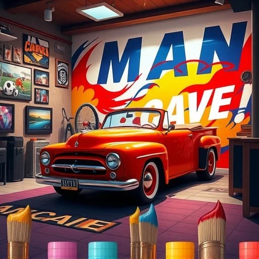 Man Cave Painting Ideas featured image