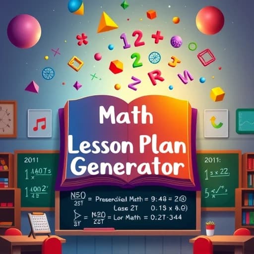 Math Lesson Plan Generator featured image