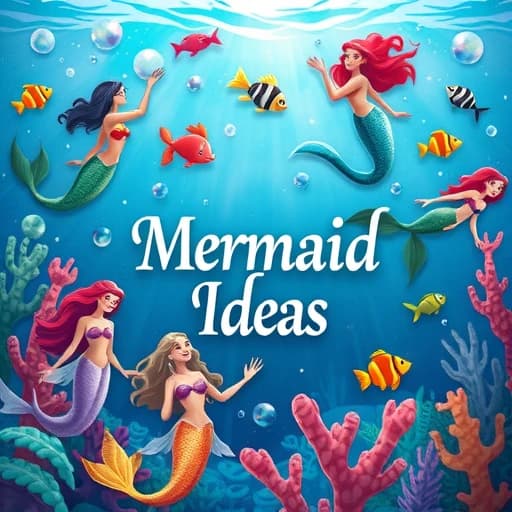 Mermaid Painting Ideas featured image