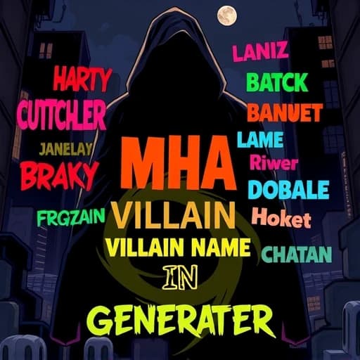 Mha Villain Name Generator featured image