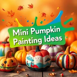  Mini Pumpkin Painting Ideas icon