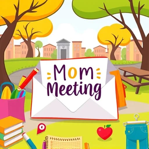 Mom Meeting Email Template featured image