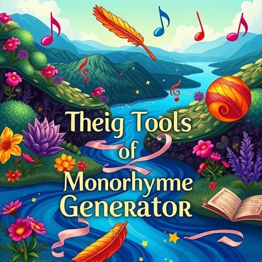 Monorhyme Generator featured image