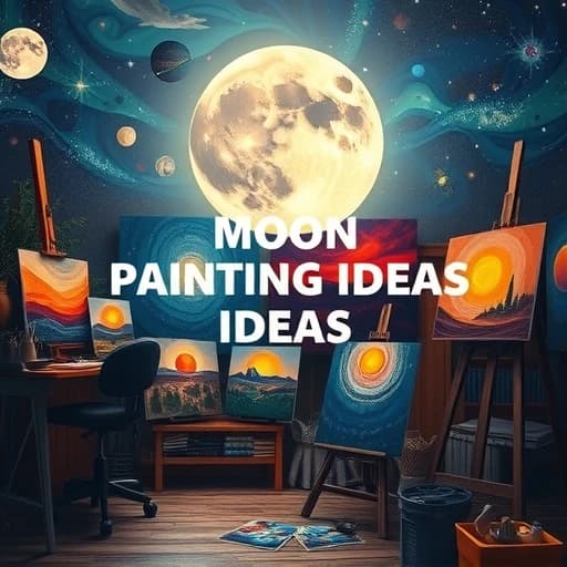 Moon Painting Ideas featured image