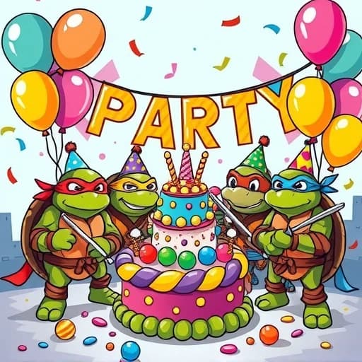 Ninja Turtle Party Ideas featured image