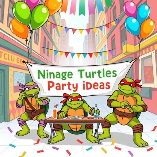 Ninja Turtles Party Ideas featured image