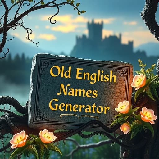 Old English Name Generator featured image