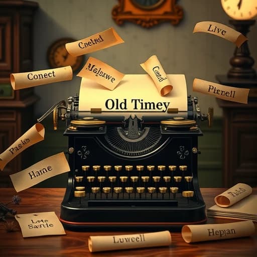 Old Timey Name Generator featured image