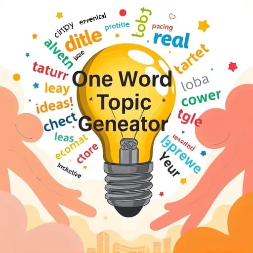 One Word Topic Generator featured image
