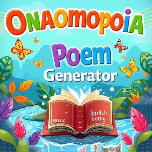 Onomatopoeia Poem Generator featured image