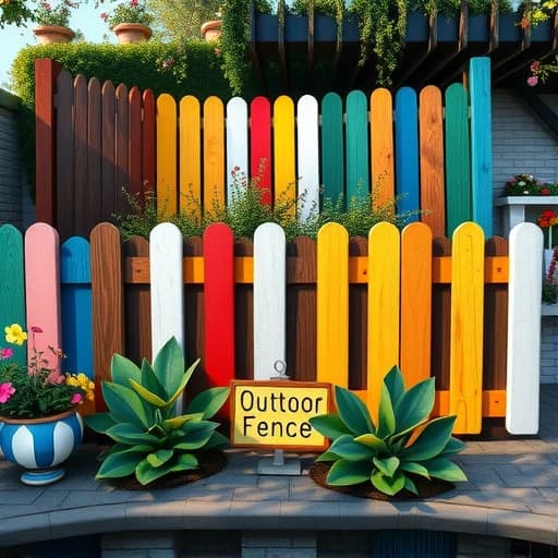  Outdoor Fence Painting Ideas featured image