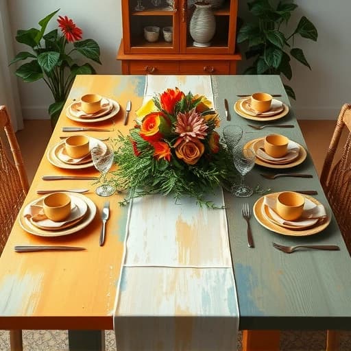  Painting Dining Table Ideas featured image