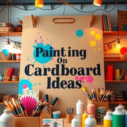  Painting on Cardboard Ideas icon