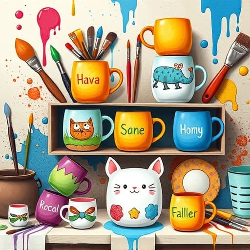 Pottery Painting Mug Ideas featured image