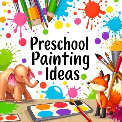 Preschool Painting Ideas featured image